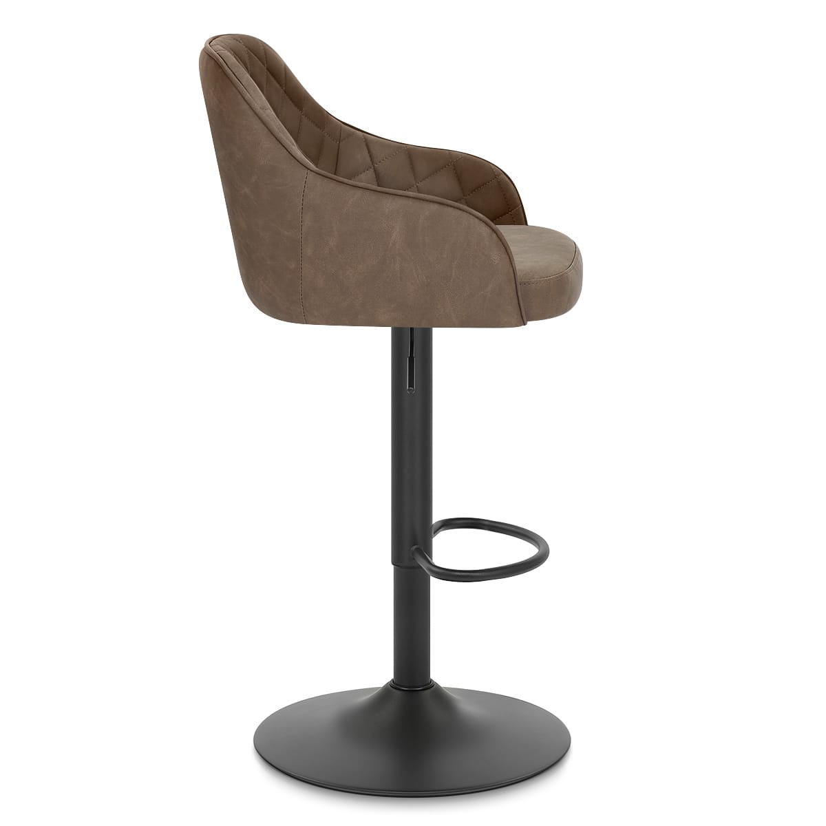 Sgabello Ecopelle - Perth Marrone