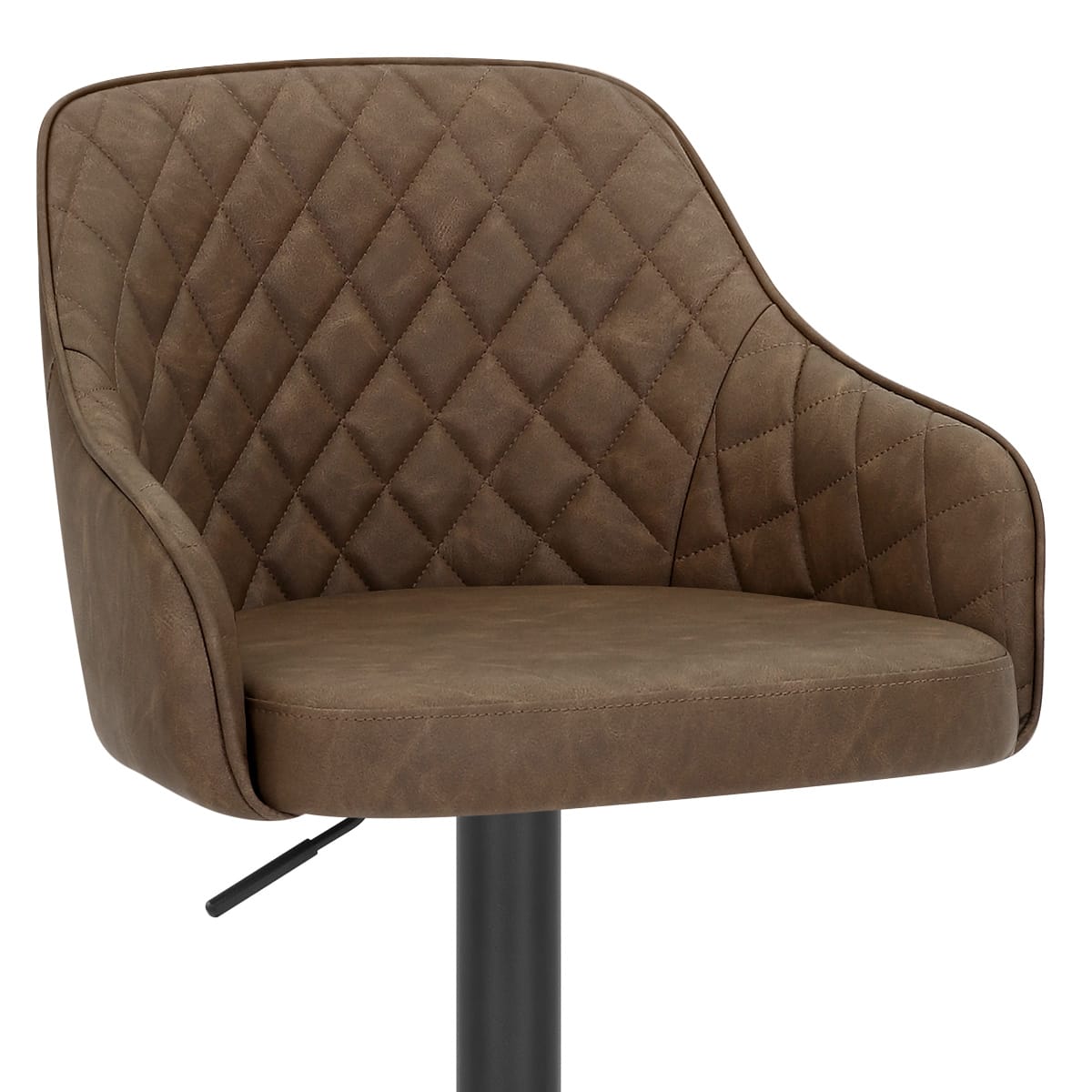 Sgabello Ecopelle - Perth Marrone