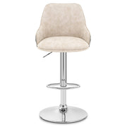 Kunstleder Barhocker Stoff - Plaza Beige