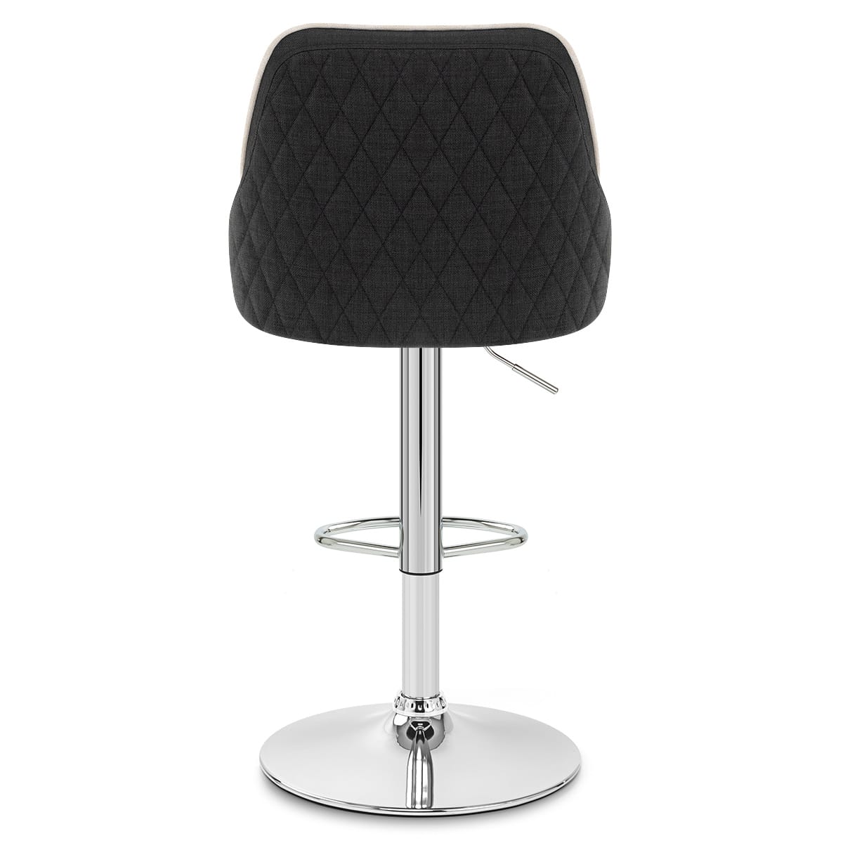 Kunstleder Barhocker Stoff - Plaza Beige
