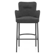 Sgabello Tessuto - Porter Grigio scuro