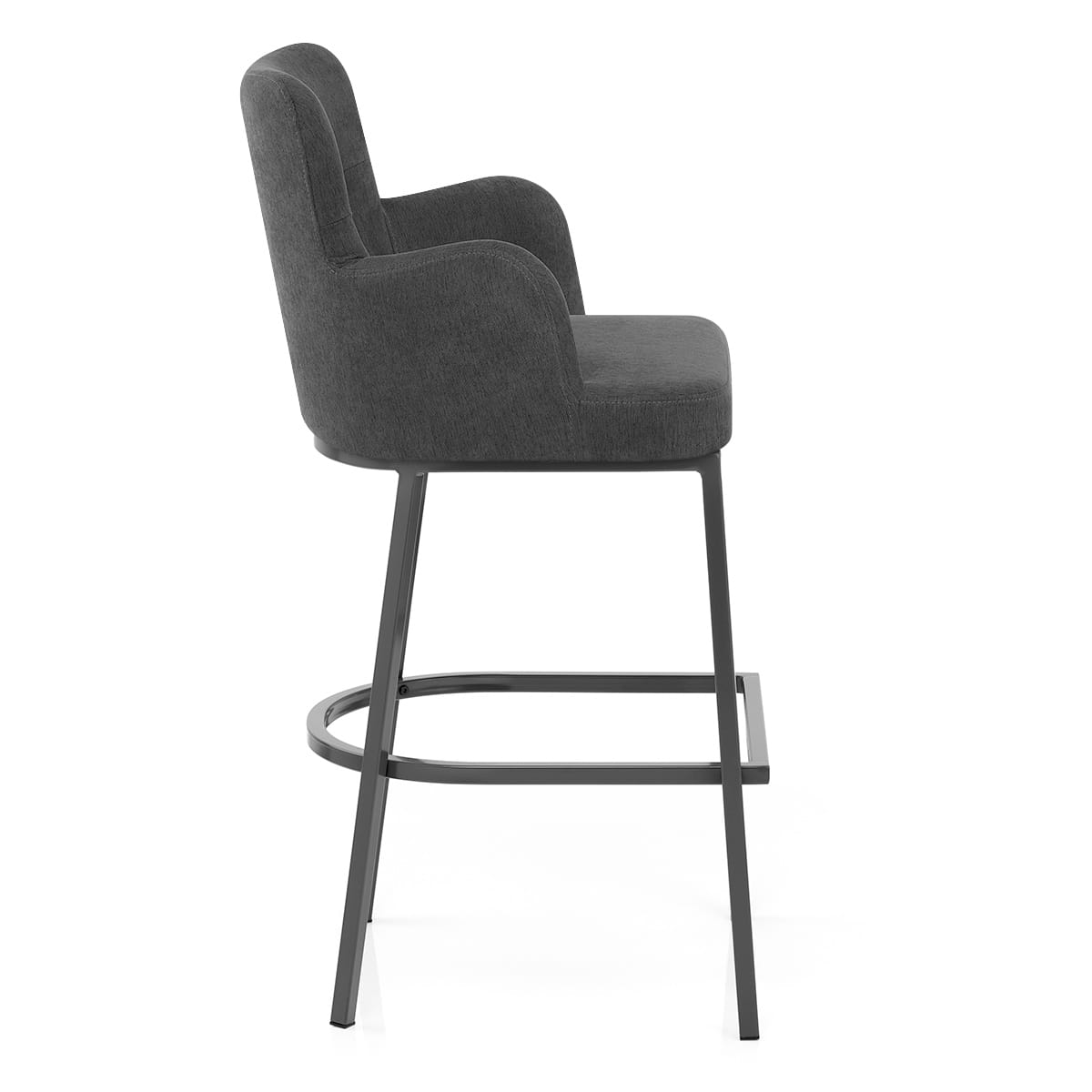 Sgabello Tessuto - Porter Grigio scuro