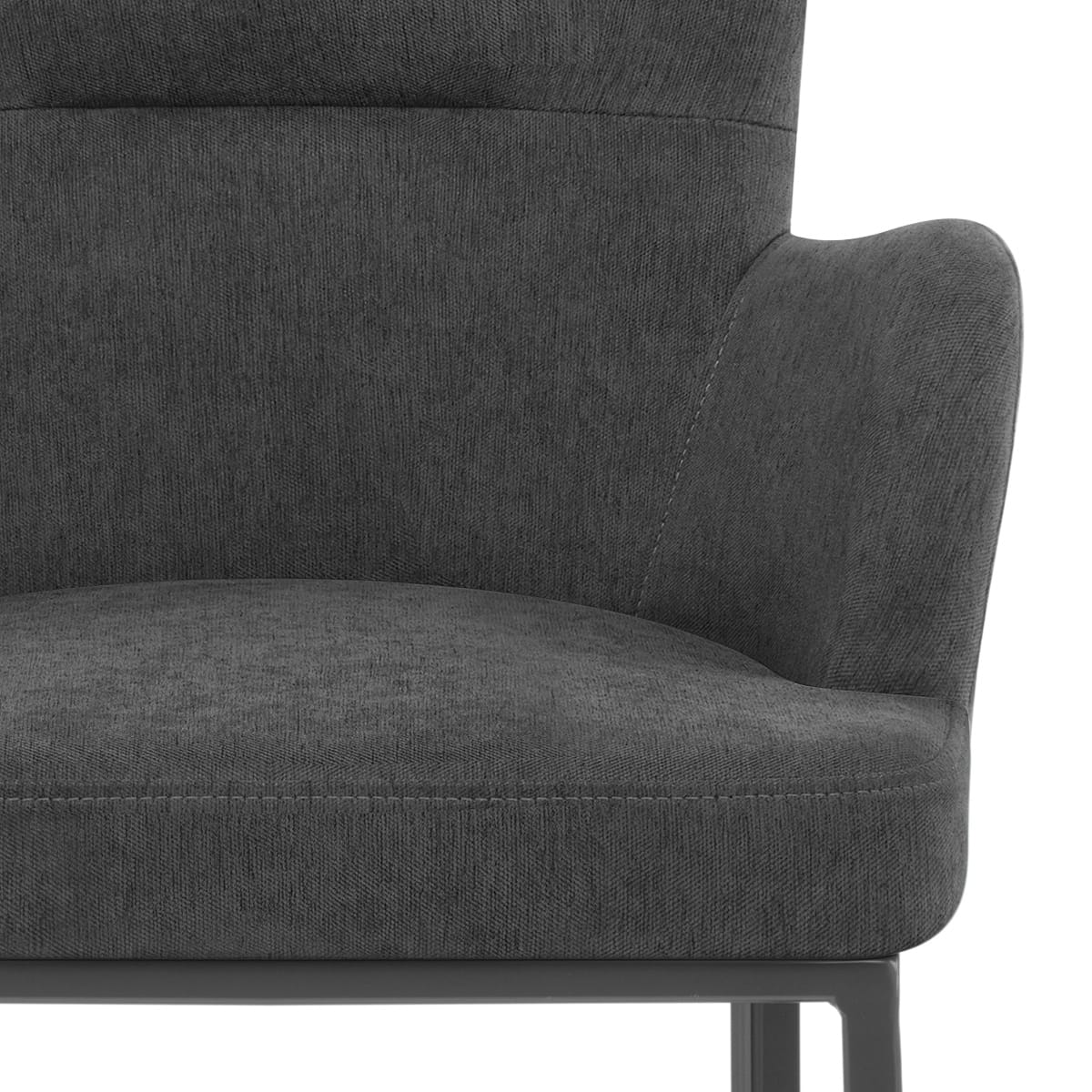 Sgabello Tessuto - Porter Grigio scuro