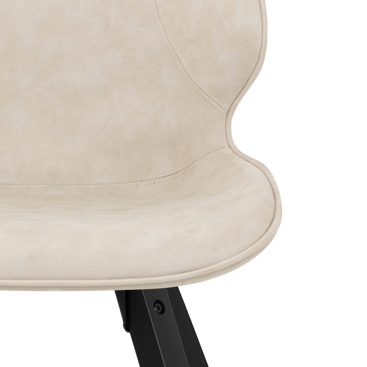 Esszimmerstuhl Kunstleder - Preston Beige