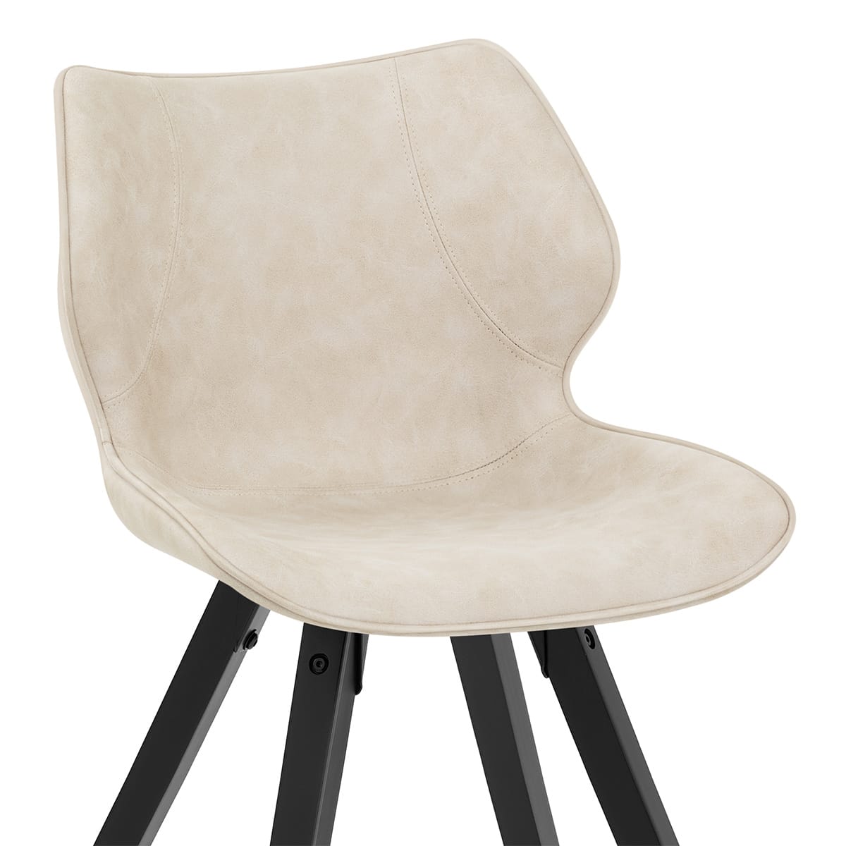 Esszimmerstuhl Kunstleder - Preston Beige