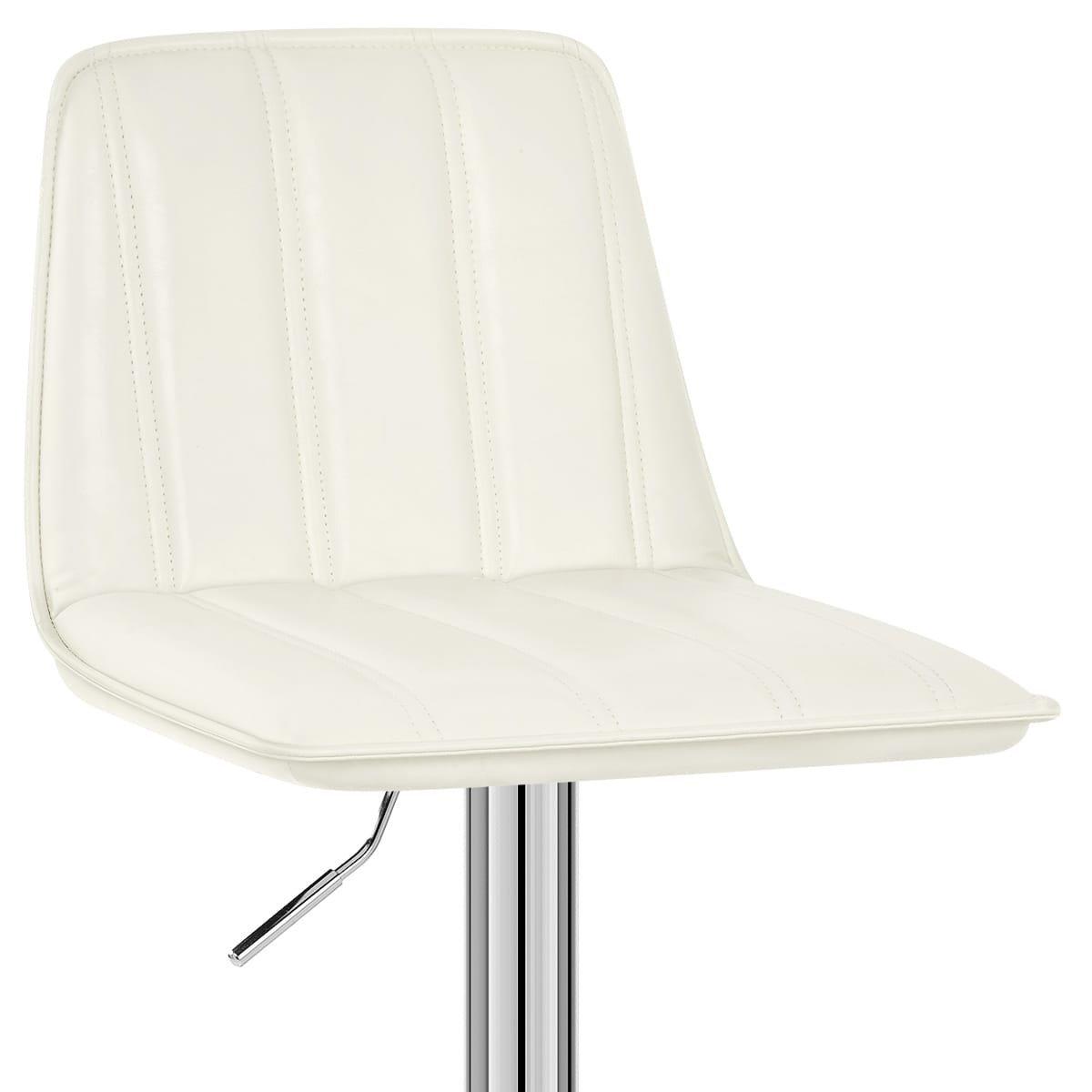 Antik Kunstleder Barhocker Chrom - Pulse Beige