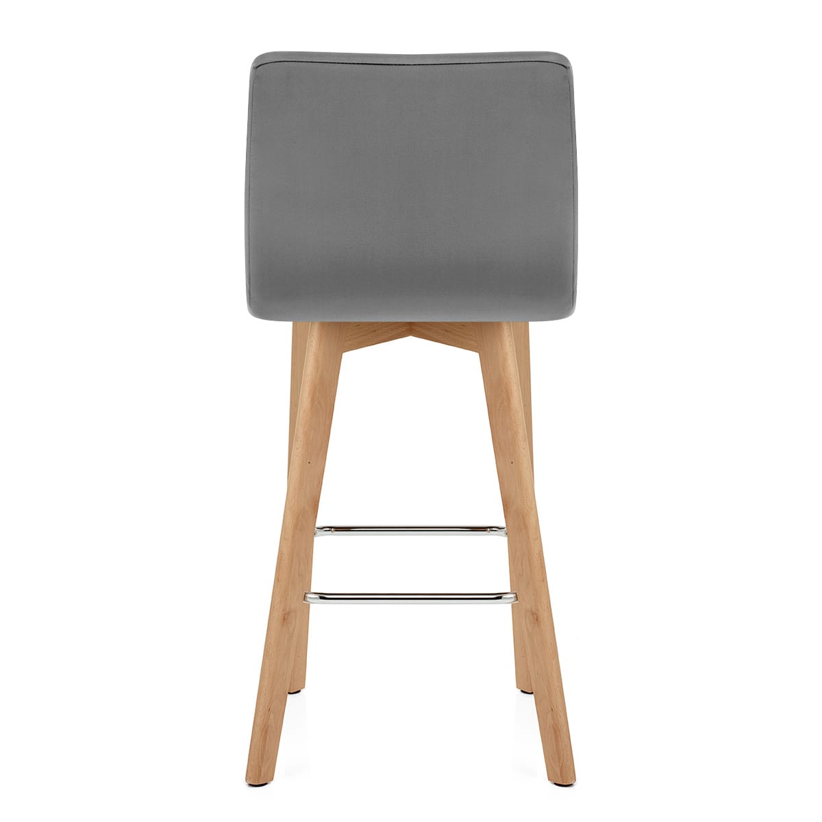 Samtbarhocker - Pure Grau