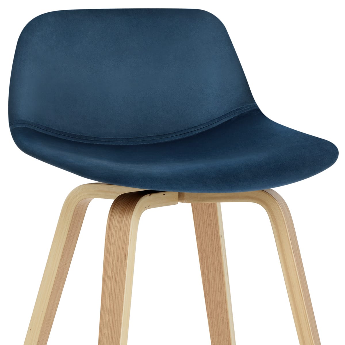 Sgabello Velluto - Reef Blu