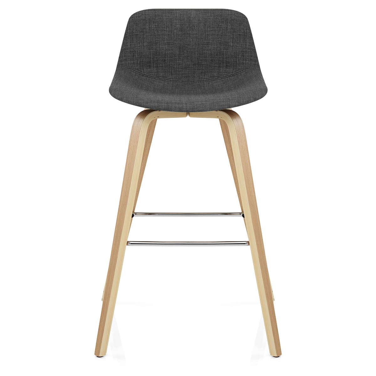 Stoffbarhocker Holz - Reef Dunkelgrau