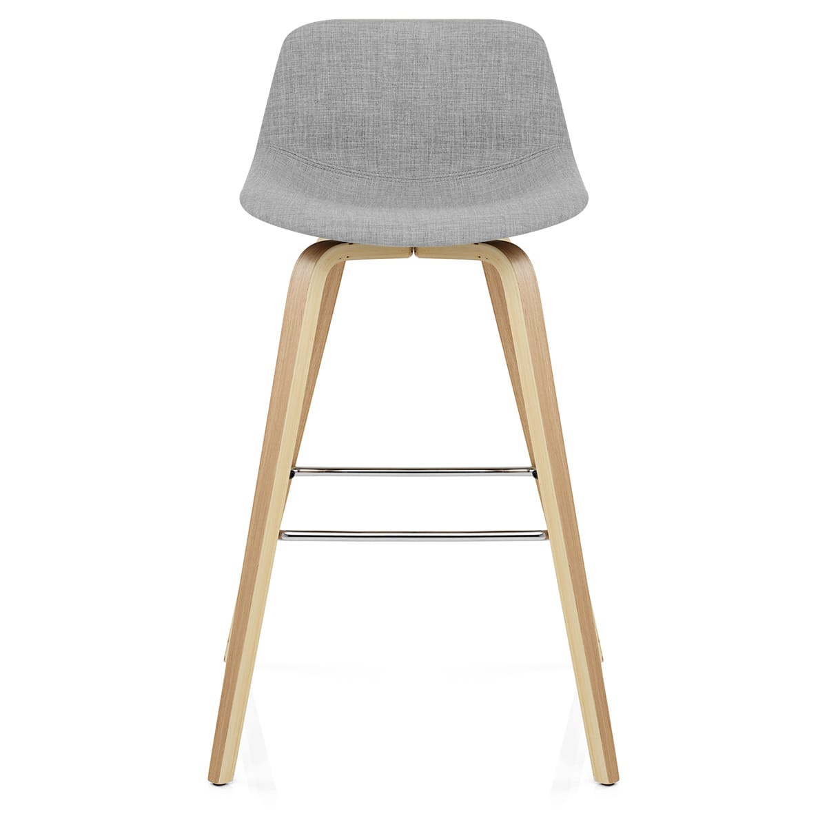 Sgabello Tessuto Quercia - Reef Grigio