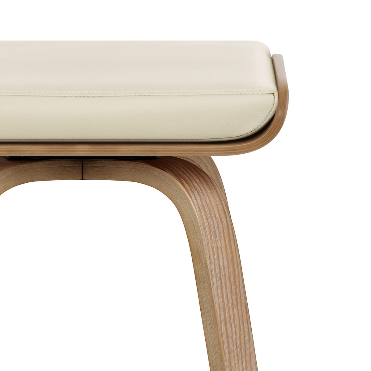 Echtleder Barhocker Eiche - Remy Beige