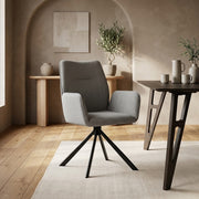 Stoff Stuhl - Rici Grau