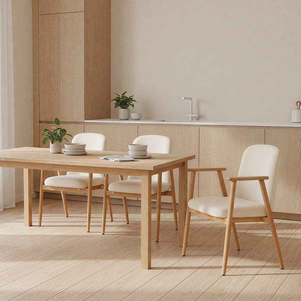 Stoff Stuhl - Ripley Beige