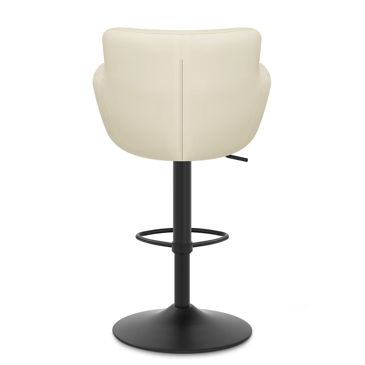 Gasdruckfeder Barhocker Echtleder - Rome Beige