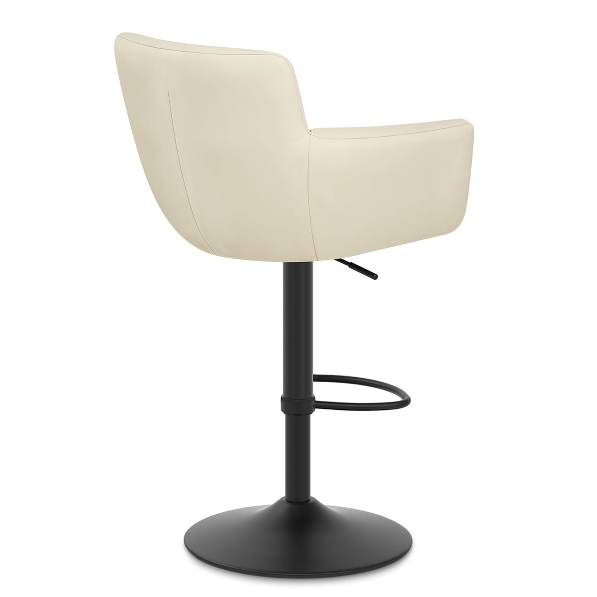 Gasdruckfeder Barhocker Echtleder - Rome Beige