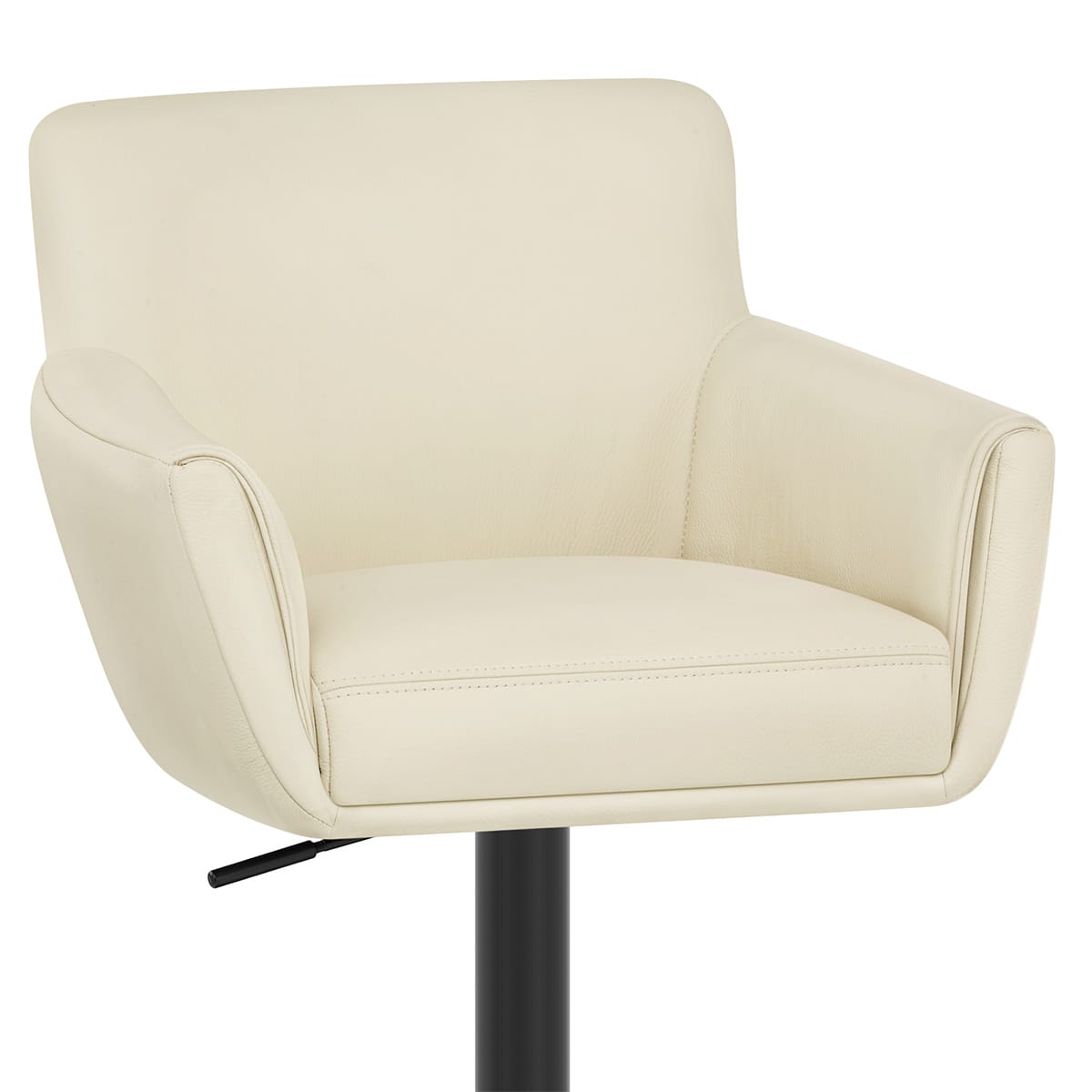 Gasdruckfeder Barhocker Echtleder - Rome Beige