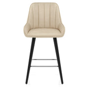Kunstleder Barhocker - Rosa Beige