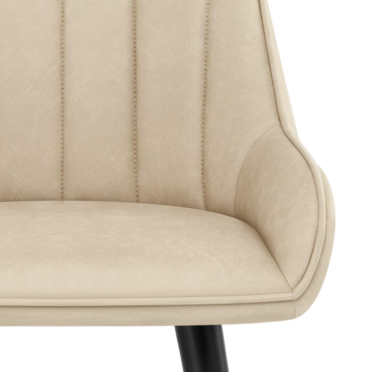 Kunstleder Barhocker - Rosa Beige