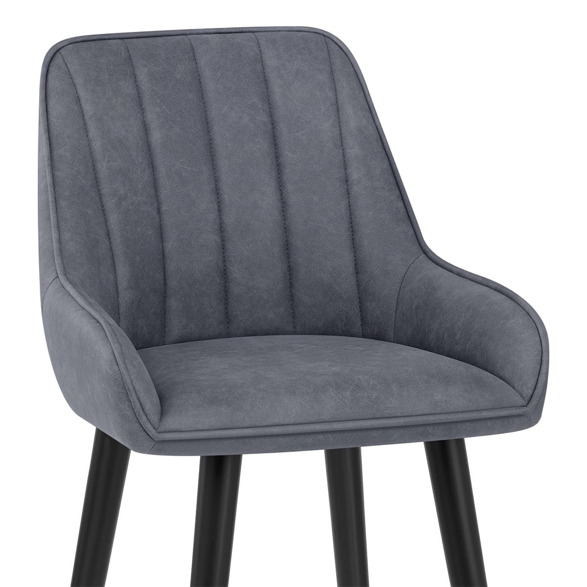 Sgabello Ecopelle - Rosa Blu