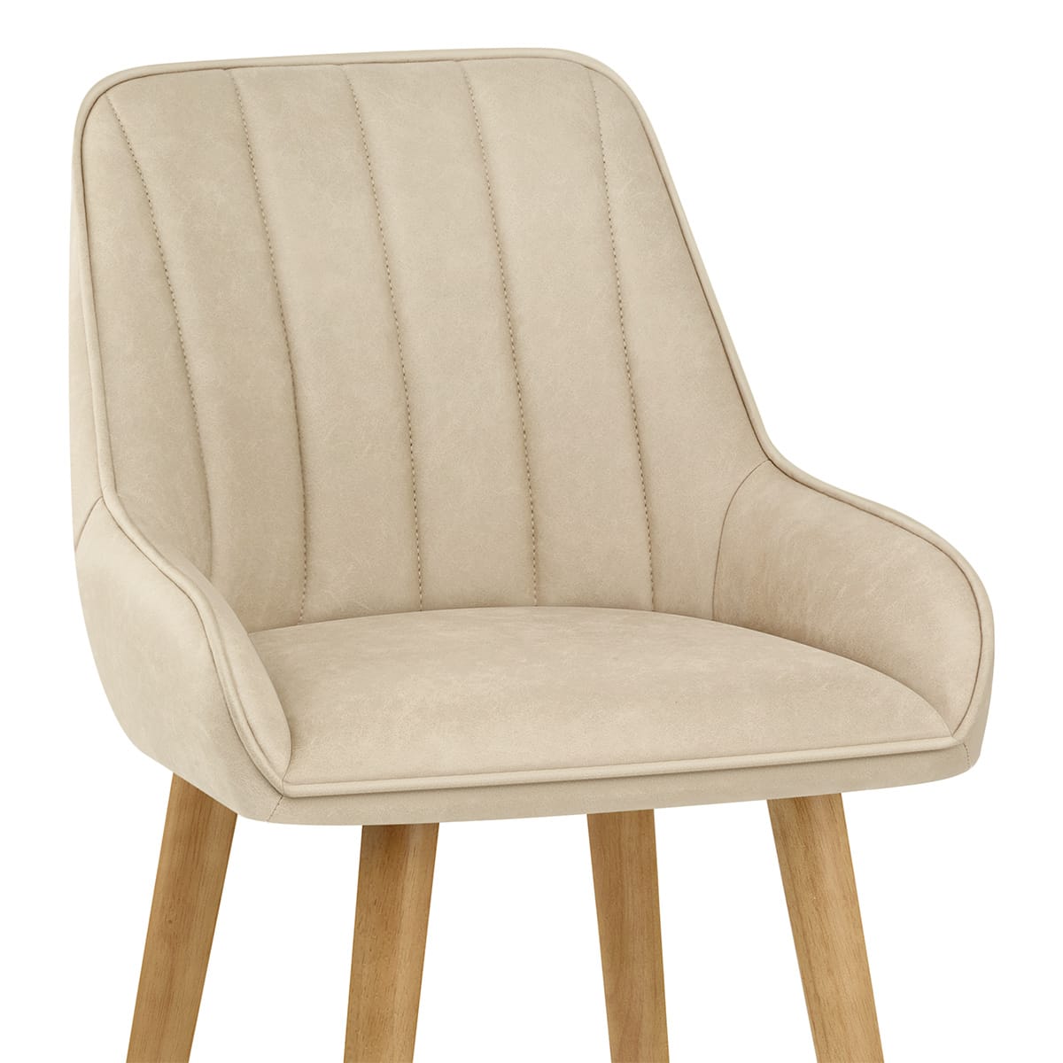 Barhocker Holz - Rosa Beige