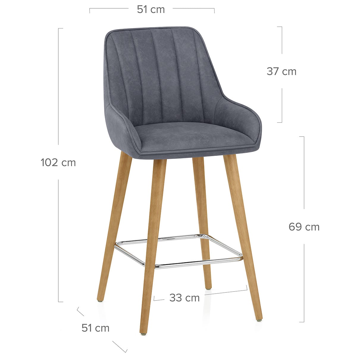 Sgabello Legno - Rosa Blu