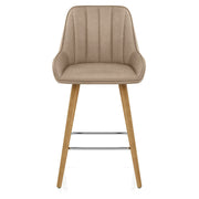 Barhocker Holz - Rosa Braungrau