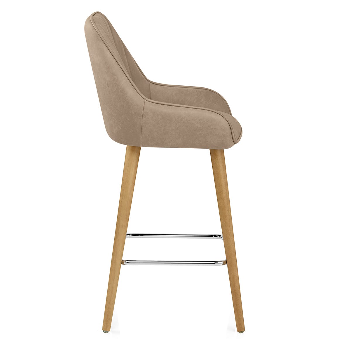 Rosa Oak Bar Stool Brown