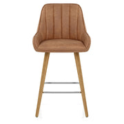 Sgabello Legno - Rosa Marrone