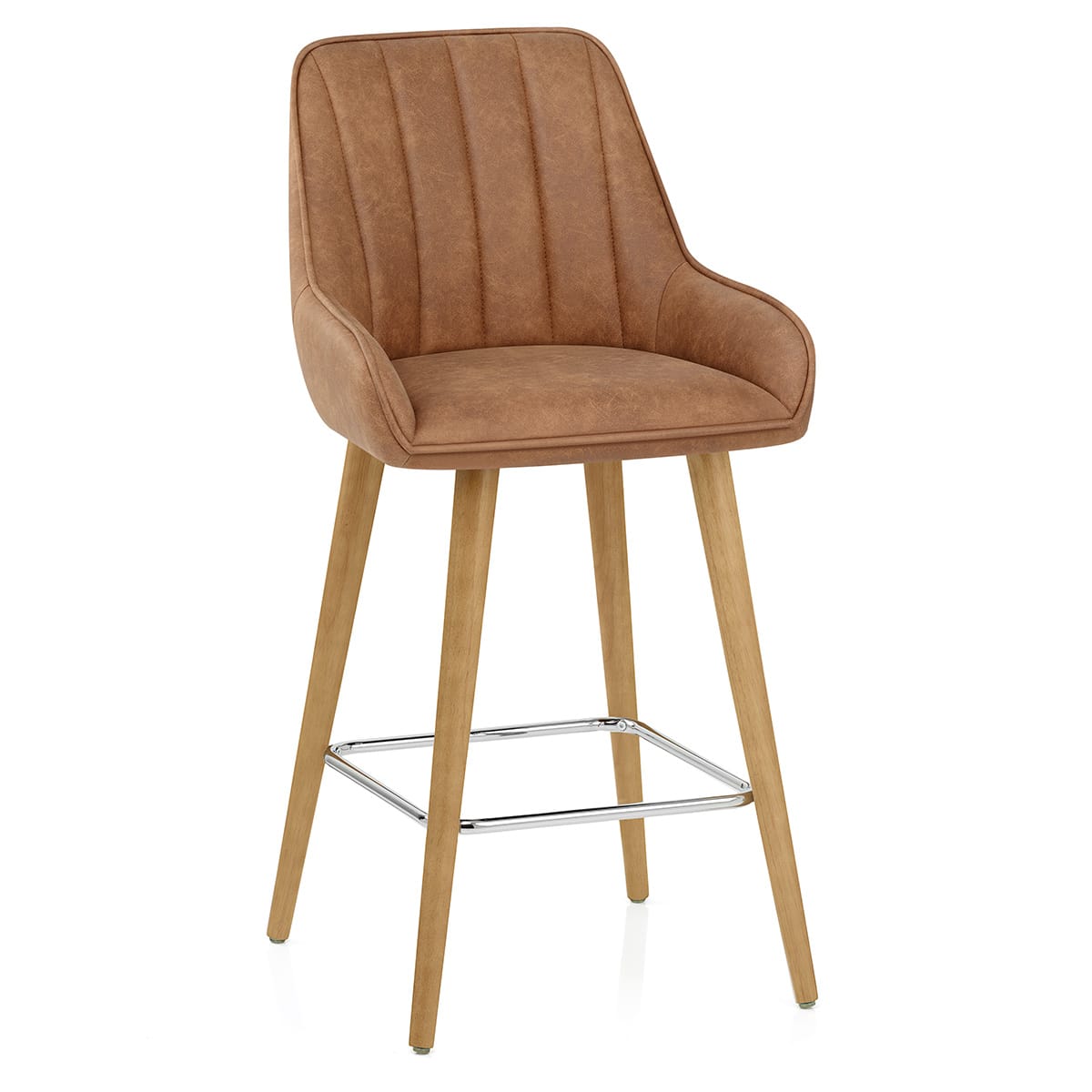 Sgabello Legno - Rosa Marrone
