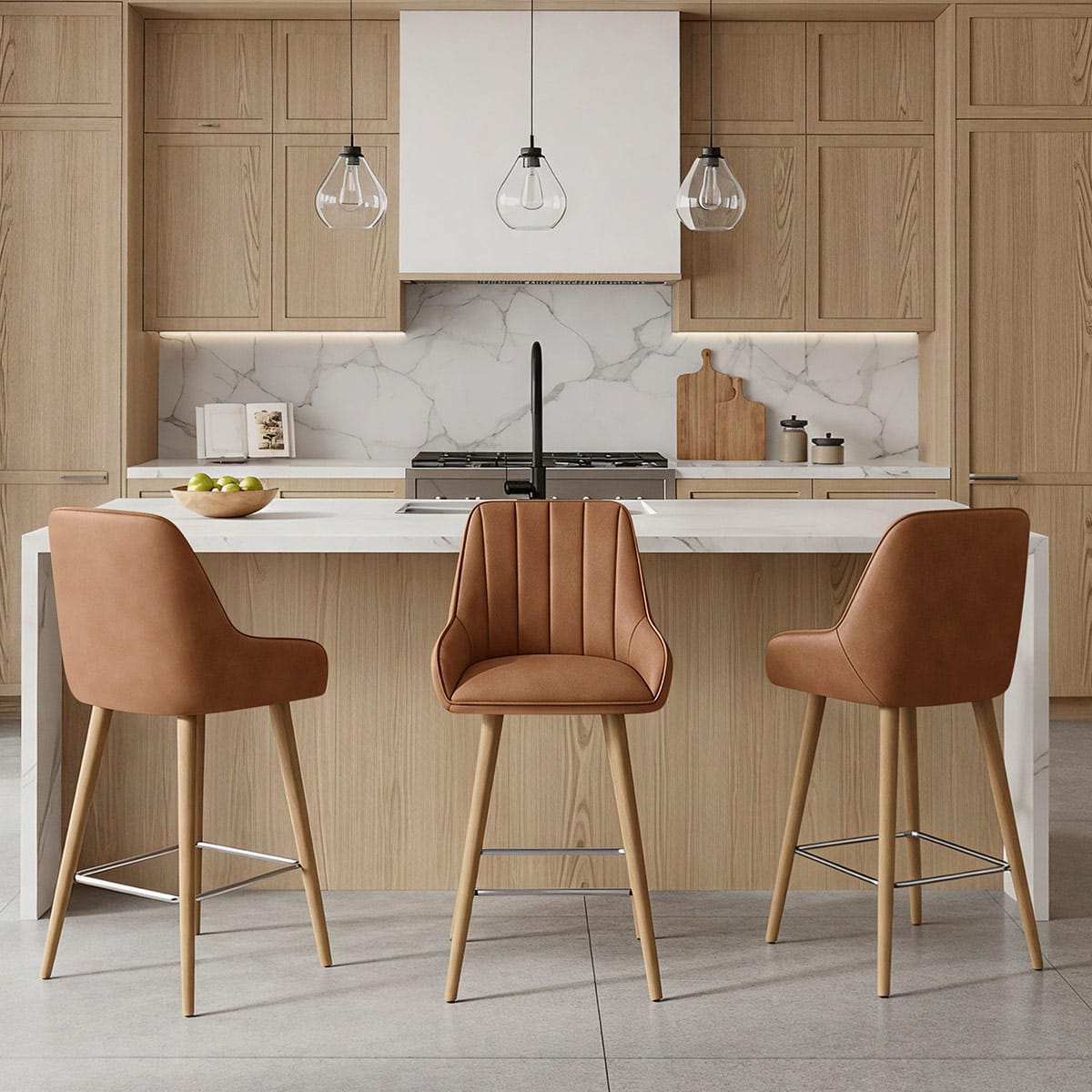 Sgabello Legno - Rosa Marrone