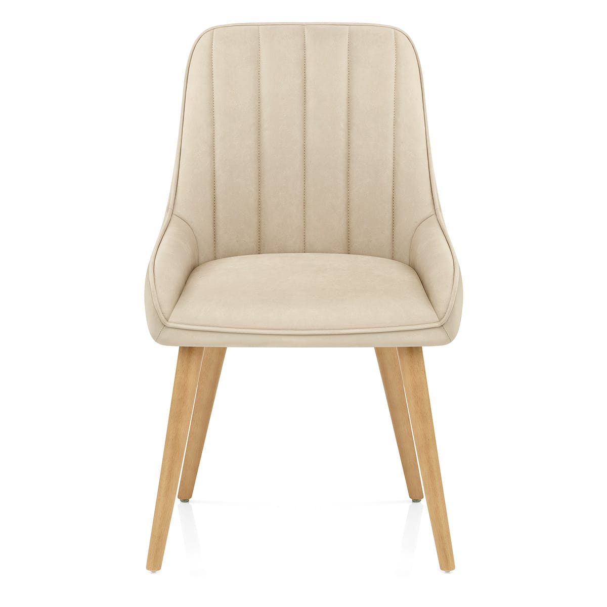 Holz Stuhl - Rosa Beige