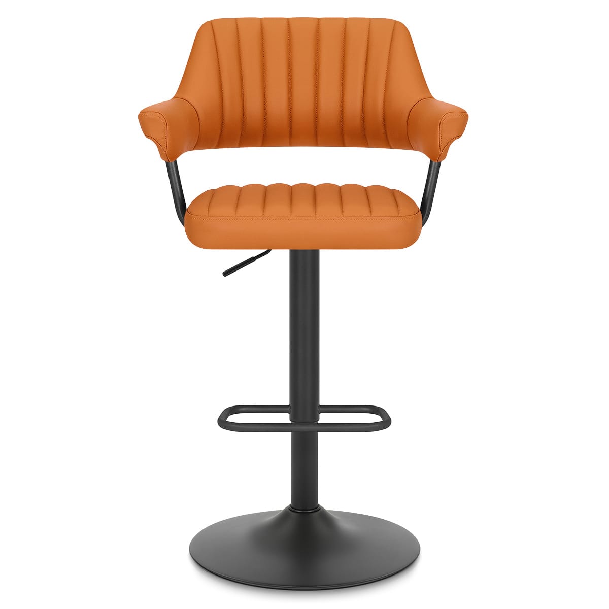 Echtleder Barhocker - Scout Orange