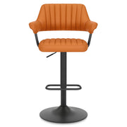 Sgabello Vera Pelle - Scout Arancione