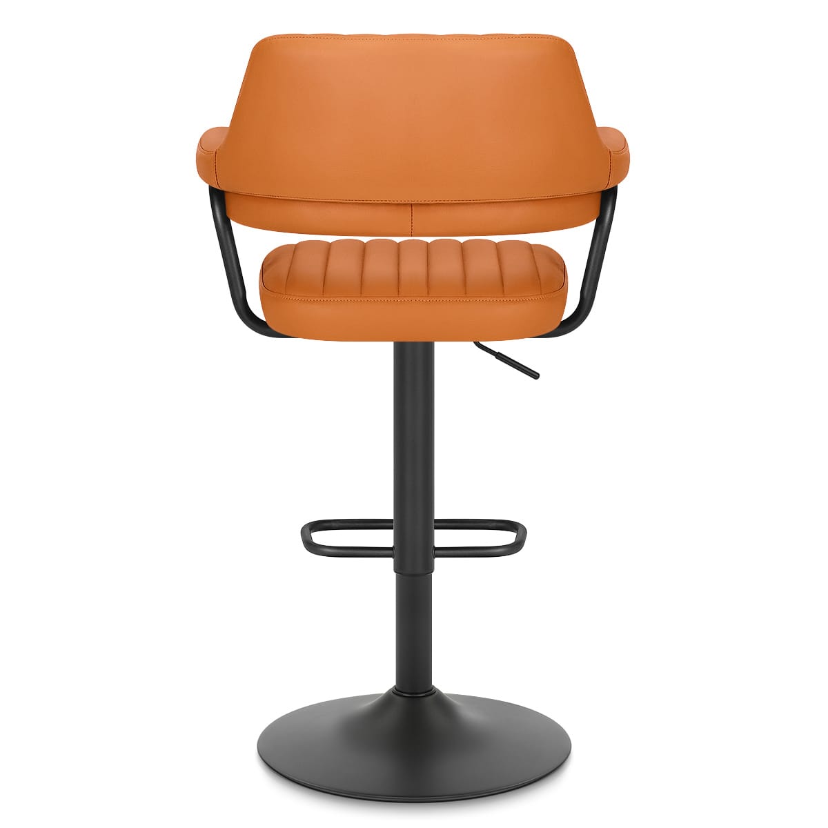 Sgabello Vera Pelle - Scout Arancione