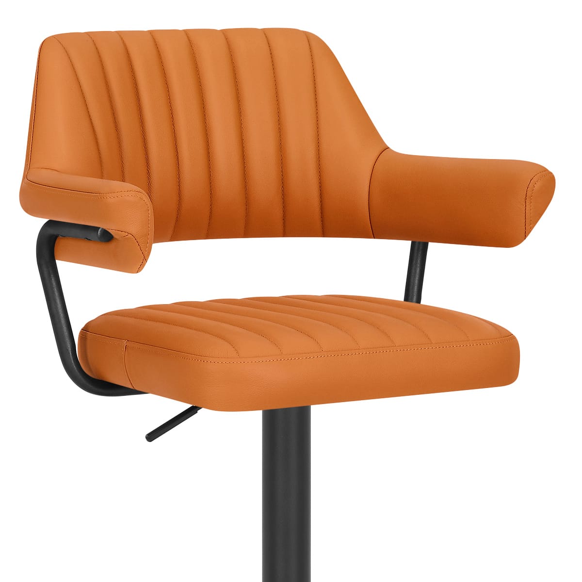 Sgabello Vera Pelle - Scout Arancione