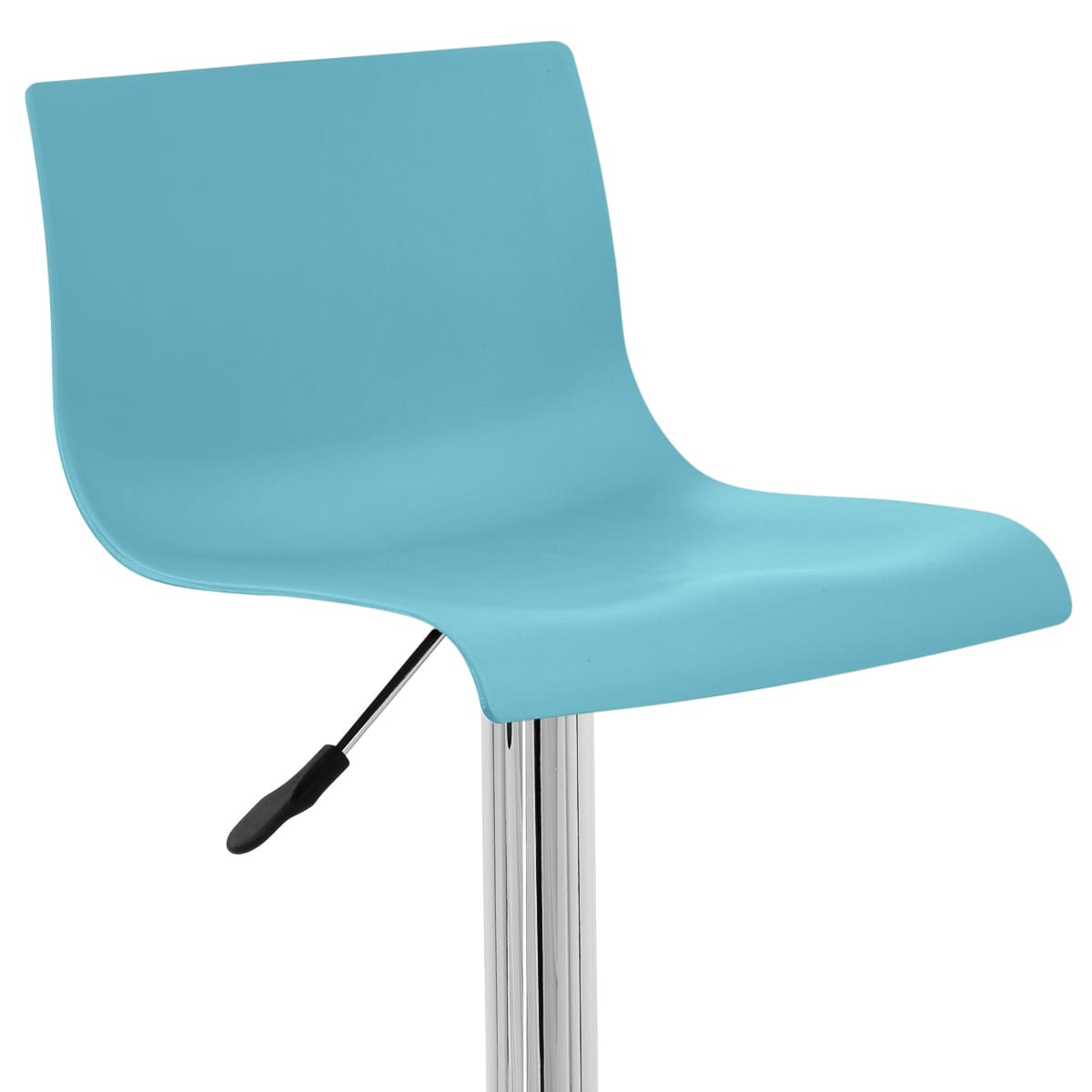 Sgabello Resina Cromato - Serena Blu