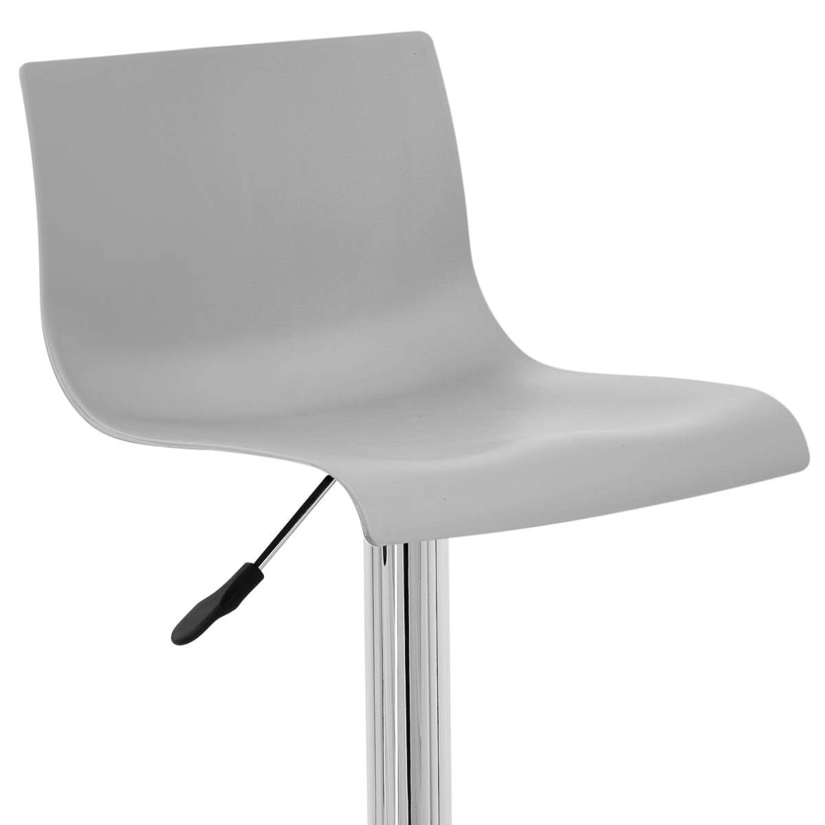 Sgabello Resina Cromato - Serena Grigio