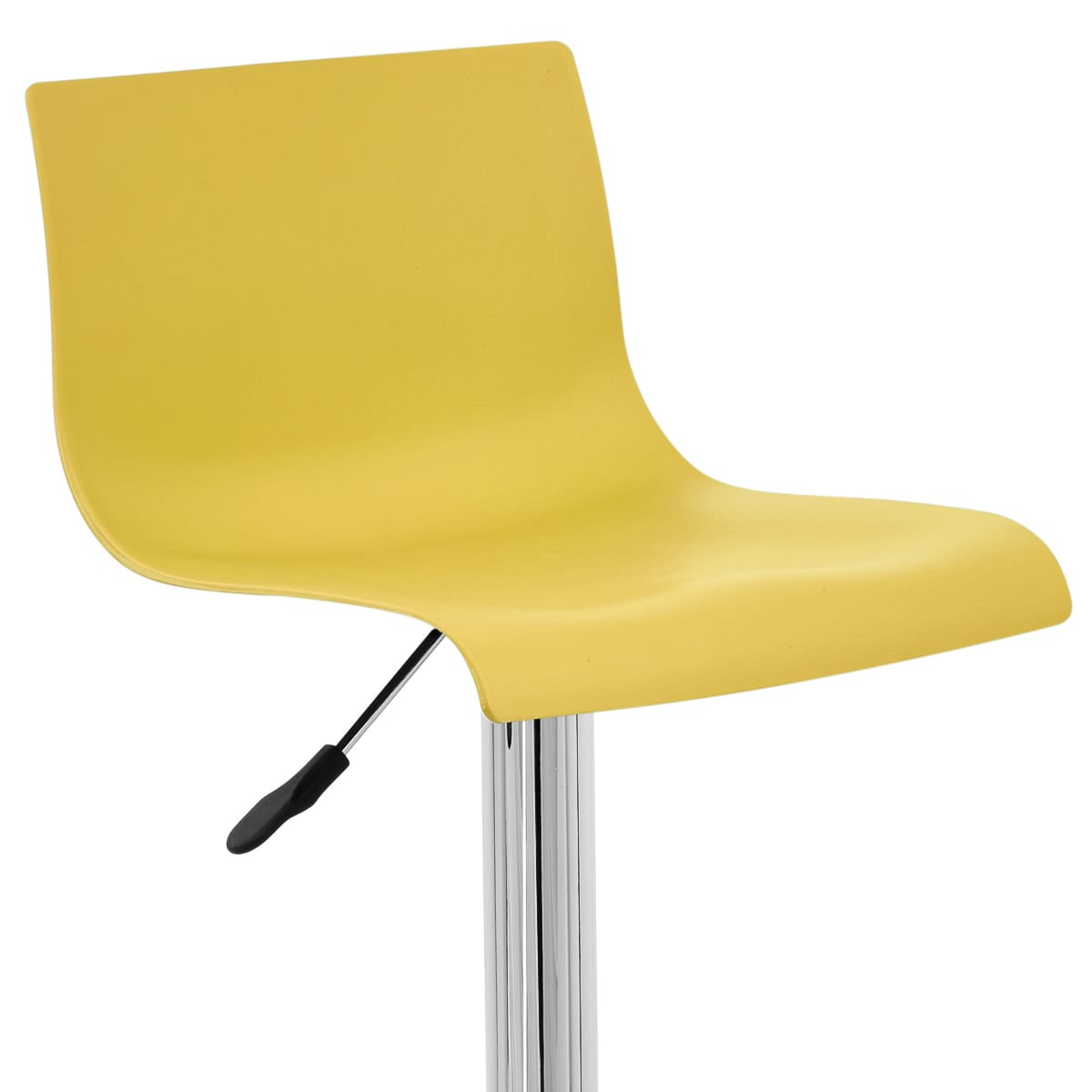 Sgabello Resina Cromato - Serena Giallo