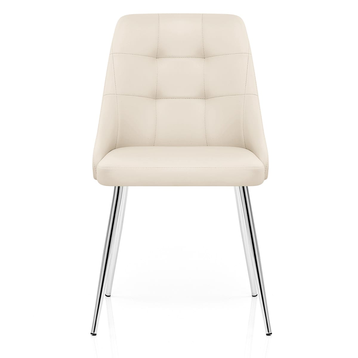 Kunstleder Stuhl - Shanghai Beige