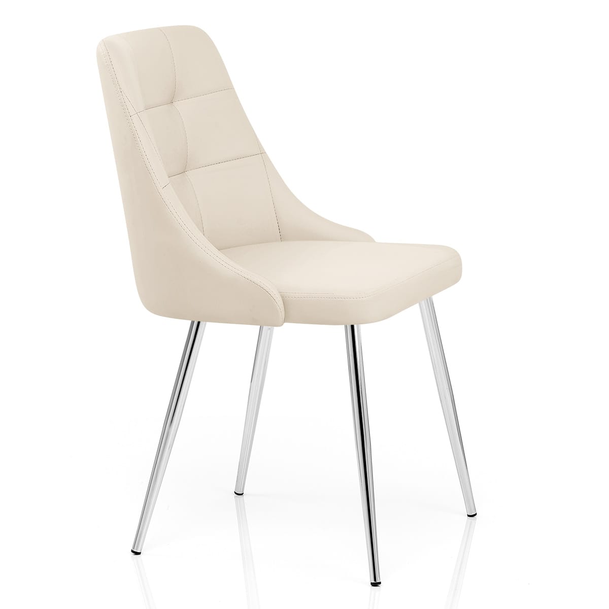 Kunstleder Stuhl - Shanghai Beige