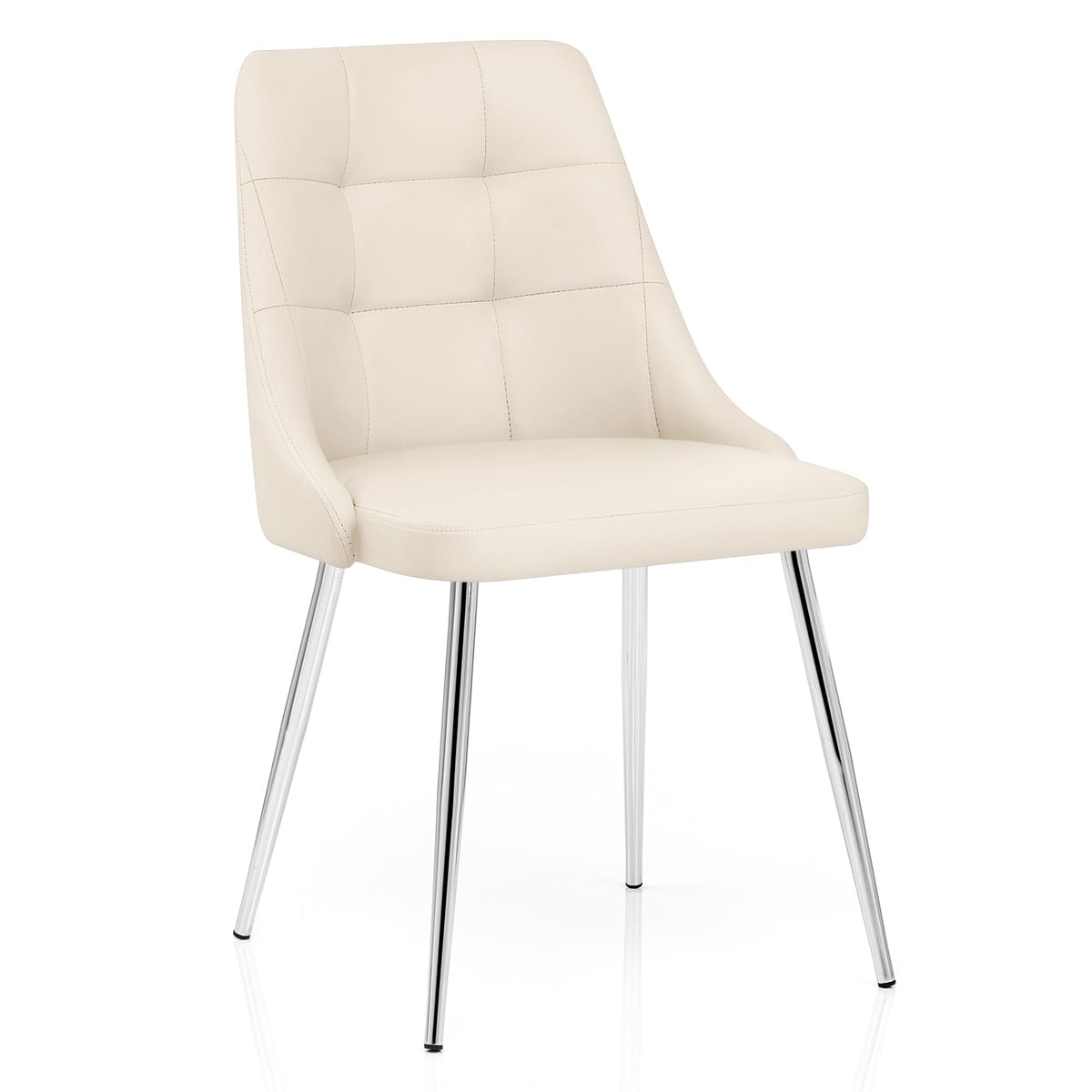 Kunstleder Stuhl - Shanghai Beige