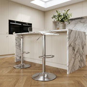 Plexiglass Barhocker Gebürstet - Shimmer Transparent