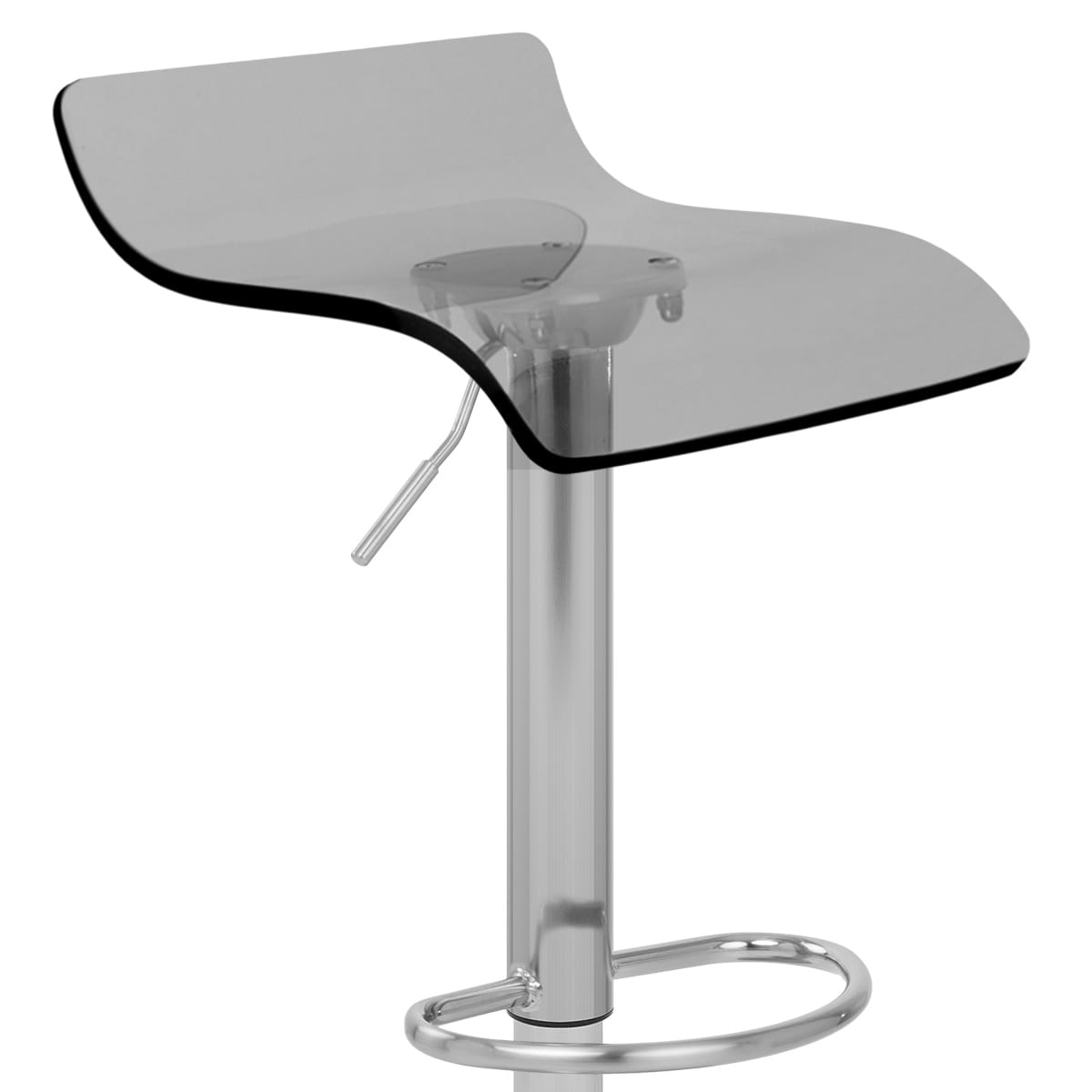 Sgabello Plastica Satinato - Shimmer Grigio