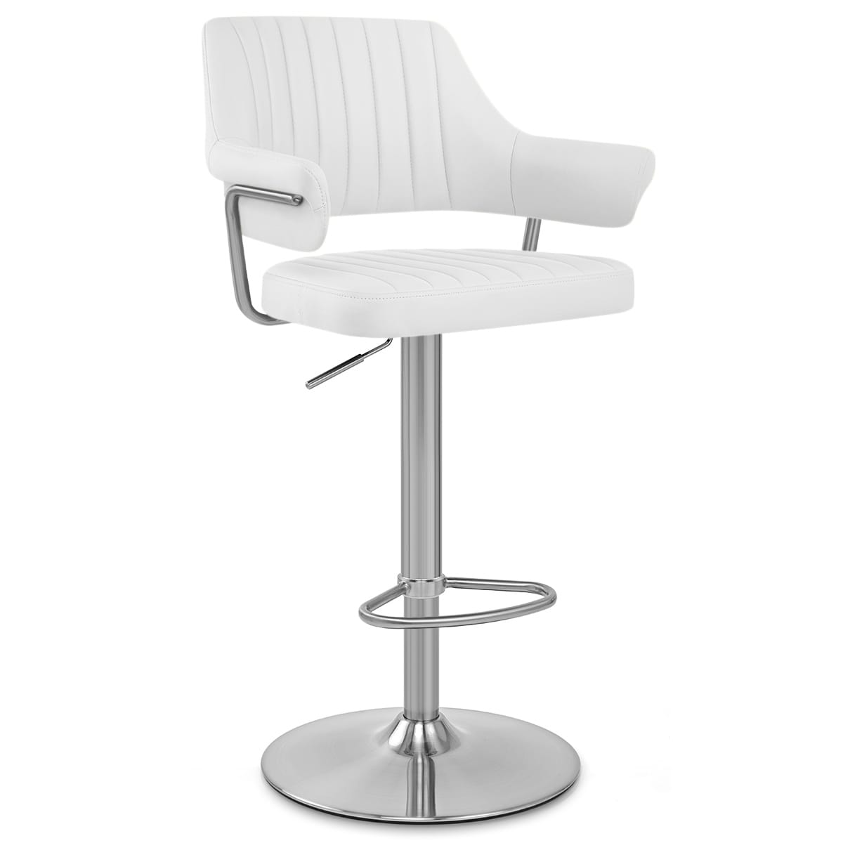 Skyline Brushed PU Bianco