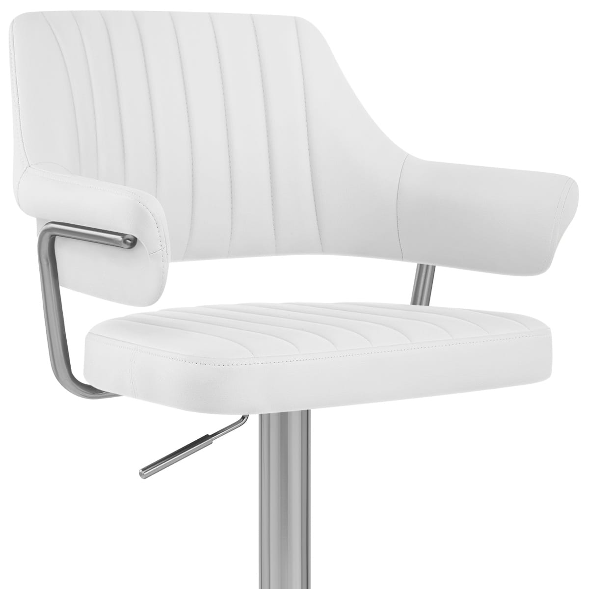 Skyline Brushed PU Bianco