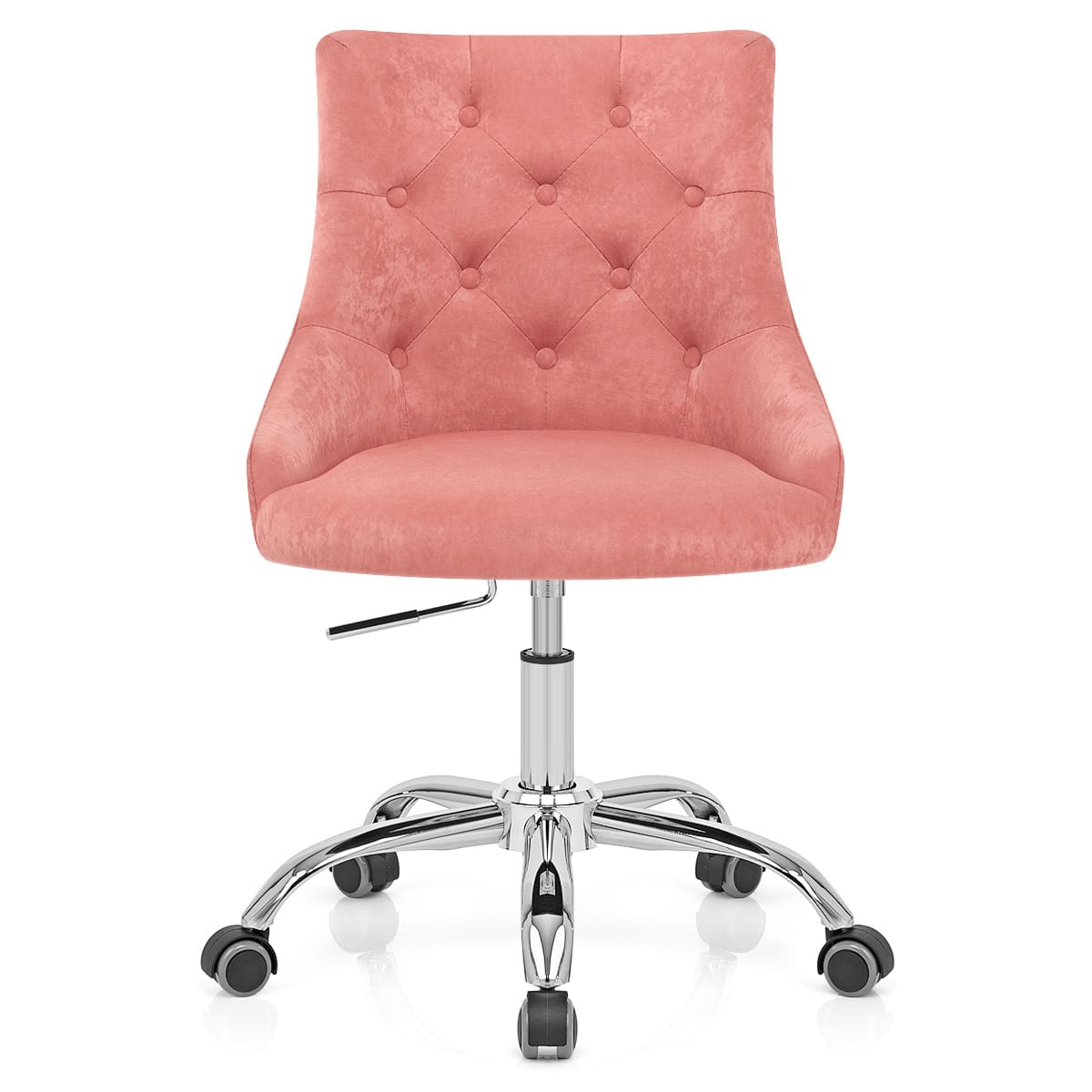 Samt Bürostuhl - Sofia Pink