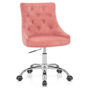 Samt Bürostuhl - Sofia Pink