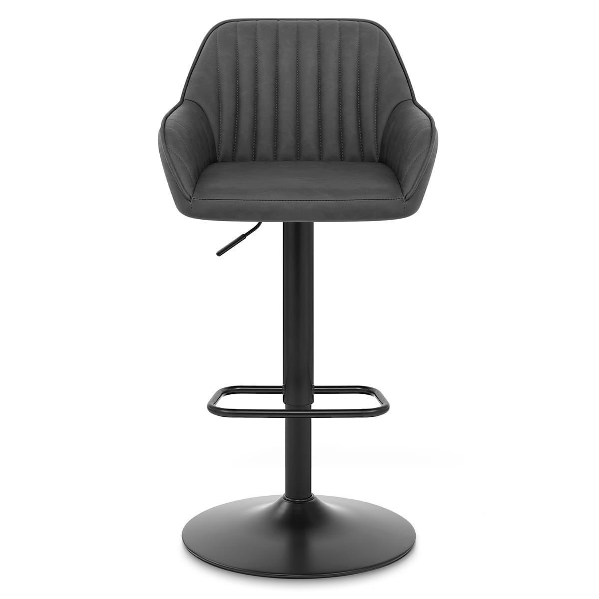 Sgabello Ecopelle - Sol Grigio