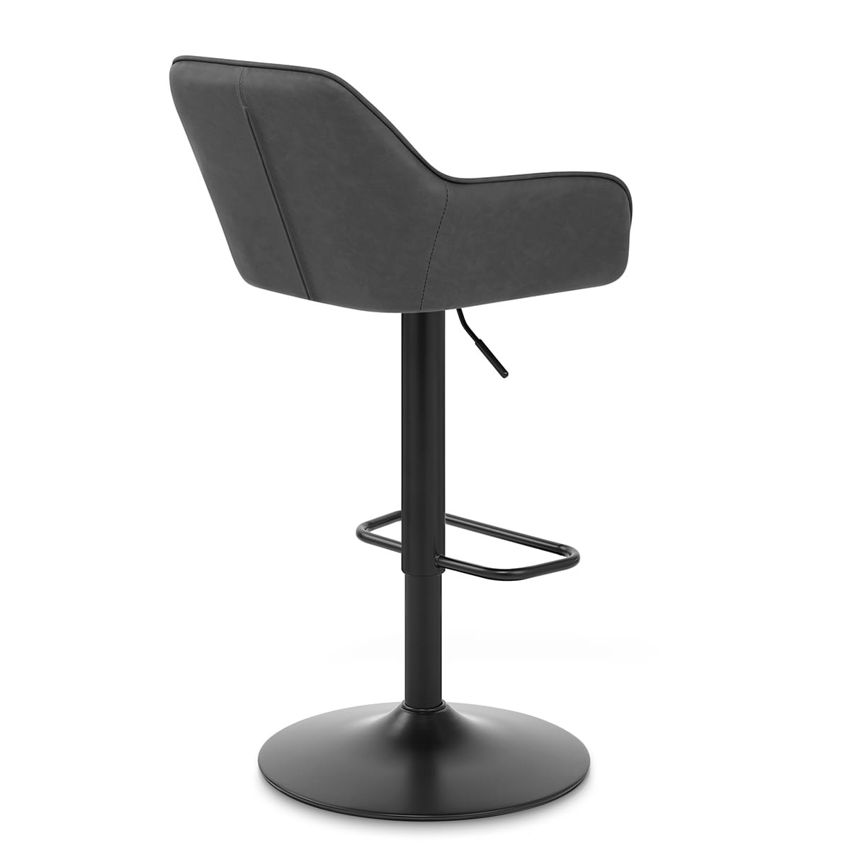 Sgabello Ecopelle - Sol Grigio