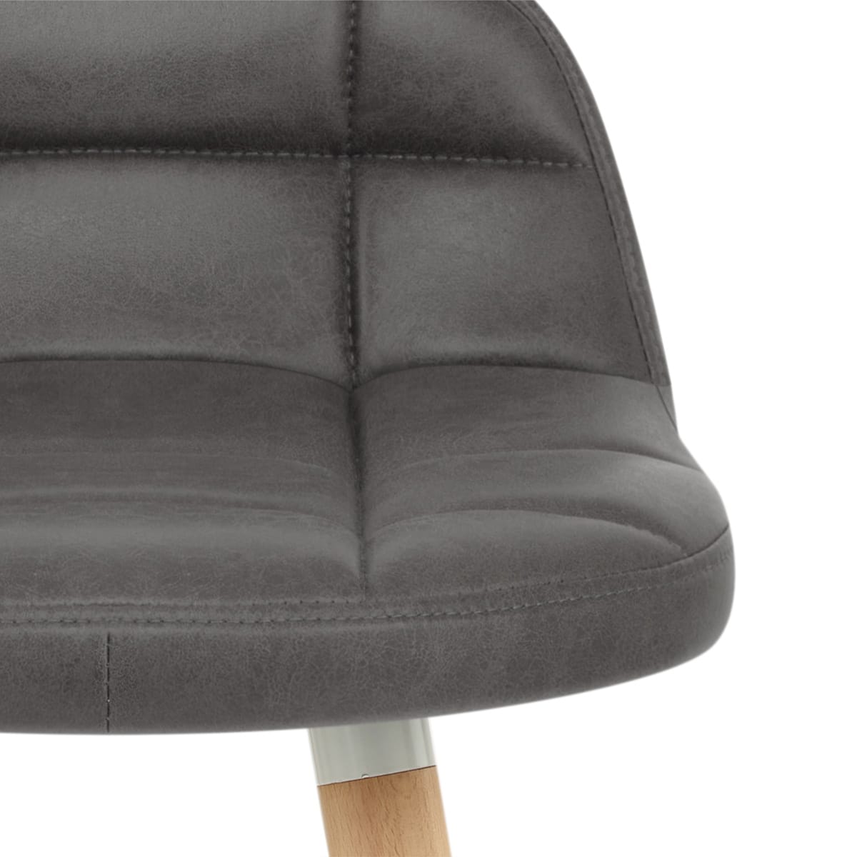 Kunstleder Barhocker Antik - Sole Grau